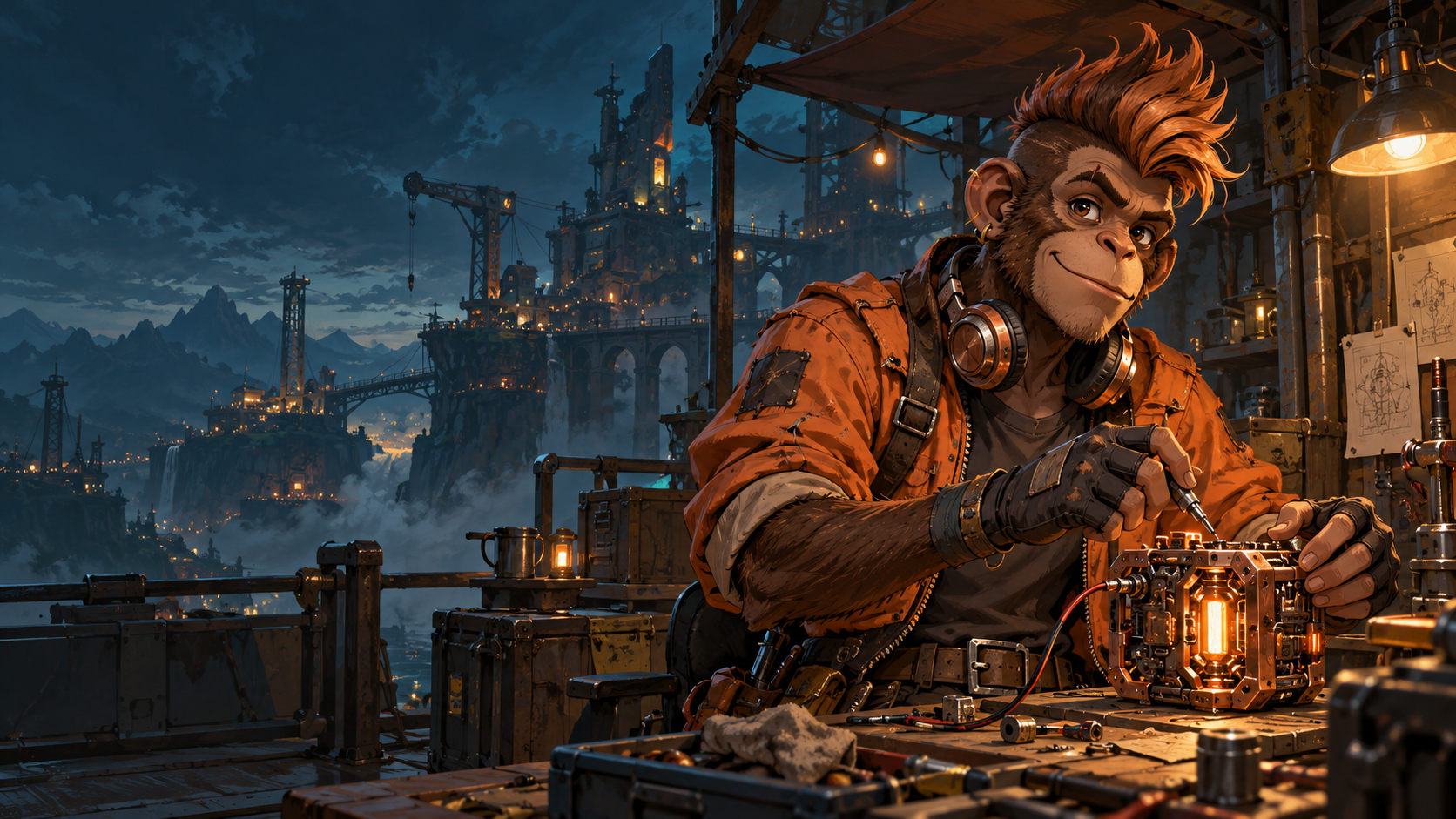 Original ApeForge workshop concept artwork